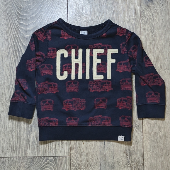 Baby Gap Firetruck Sweat Set - Picture 2 of 7